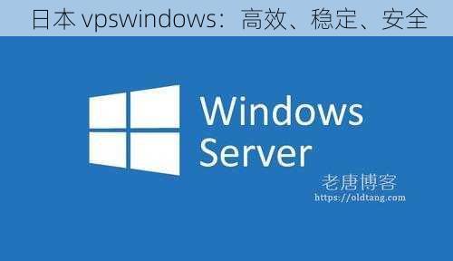 日本 vpswindows:高效、稳定、安全